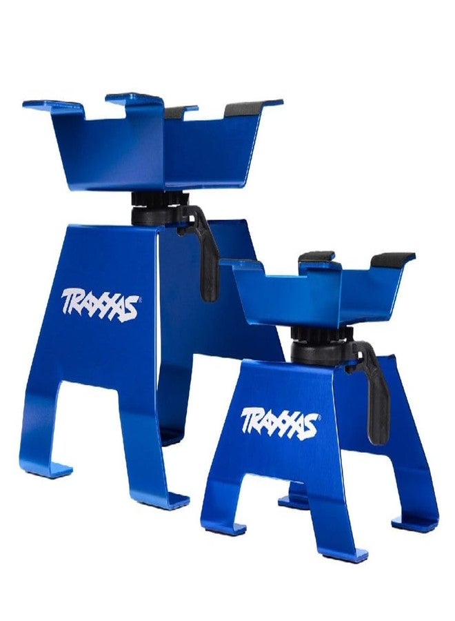 Traxxas 8797 Blue Aluminum X-Truck Stand for X-Maxx and XRT - Image 4